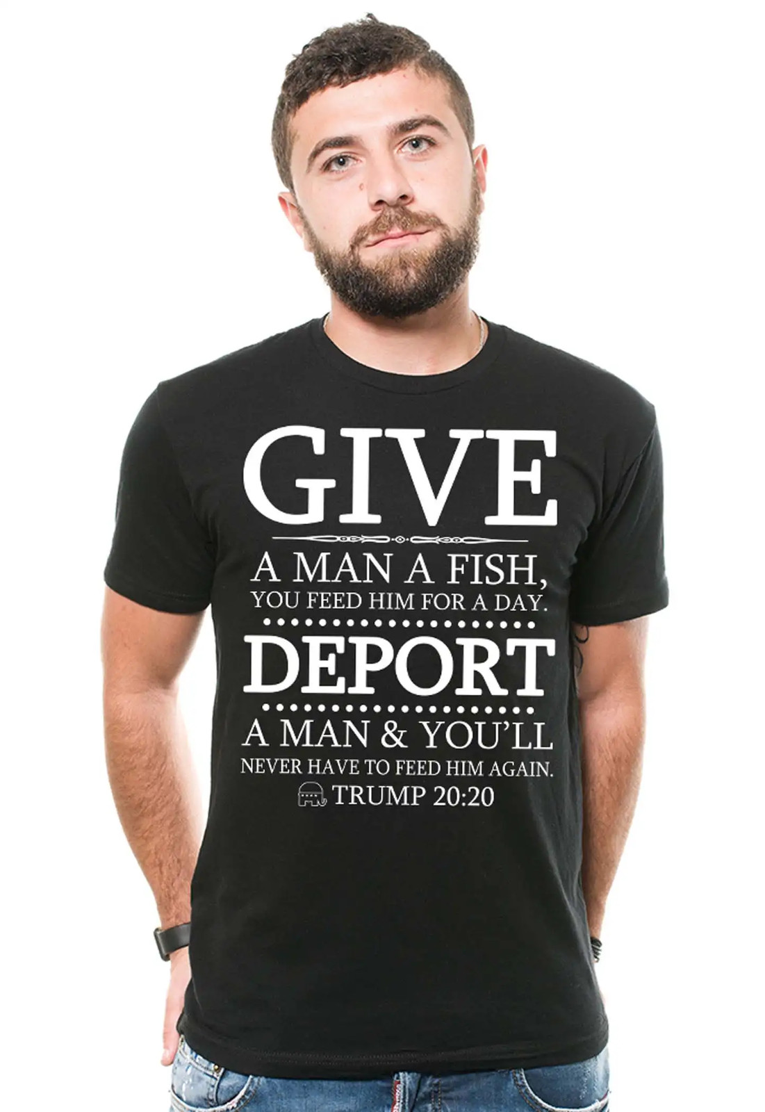 Funny Political Tee Trump 20:20 Shirt Deport A Man Shirt Dad Political Gift gallery