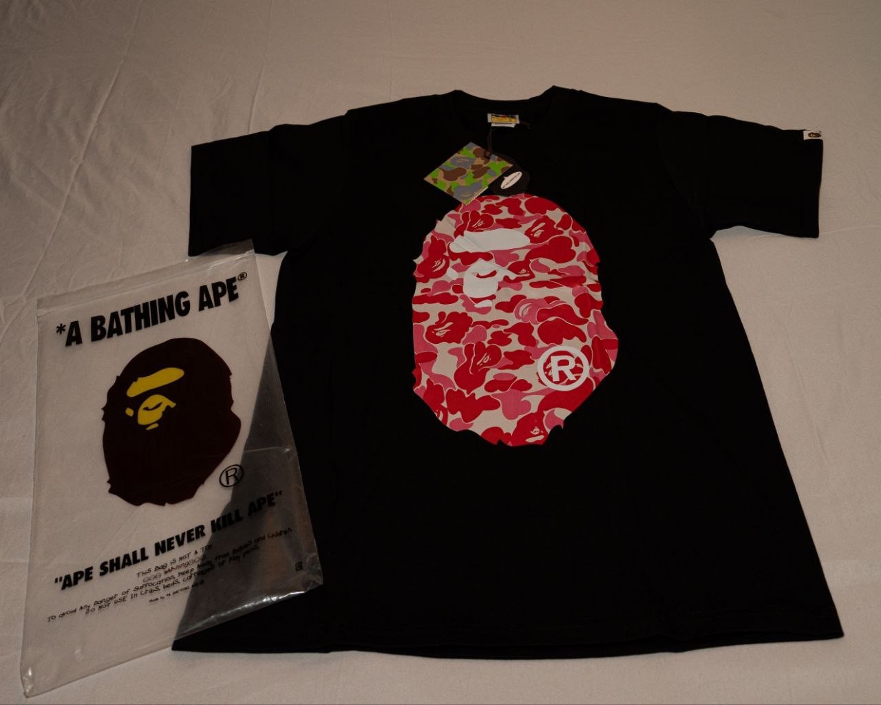 BAPE T-Shirt (Red/White) “Camo Graphic Tee” gallery