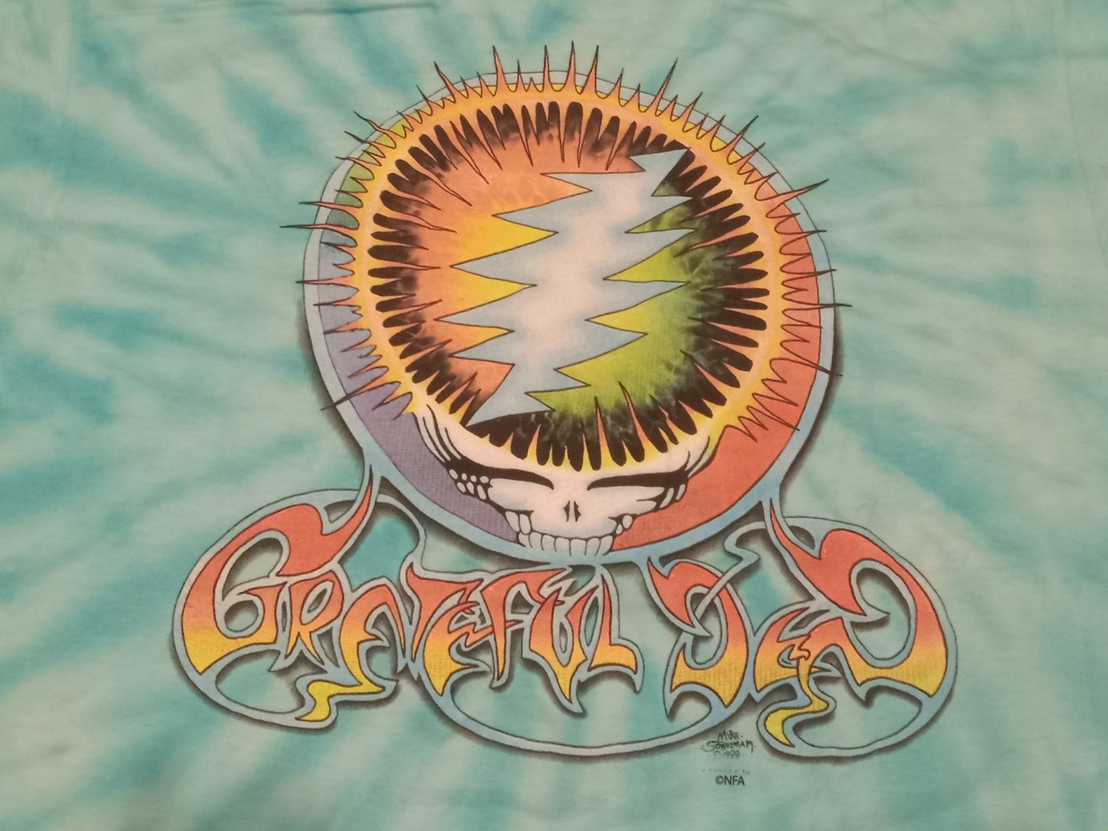 Grateful Dead Lovelight M, L, XL, 2XL Tie Dye T-Shirt gallery