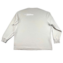Jordan 23 Engineered Long Sleeve Shirt Grey/Light Bone/White Size XL $55 New