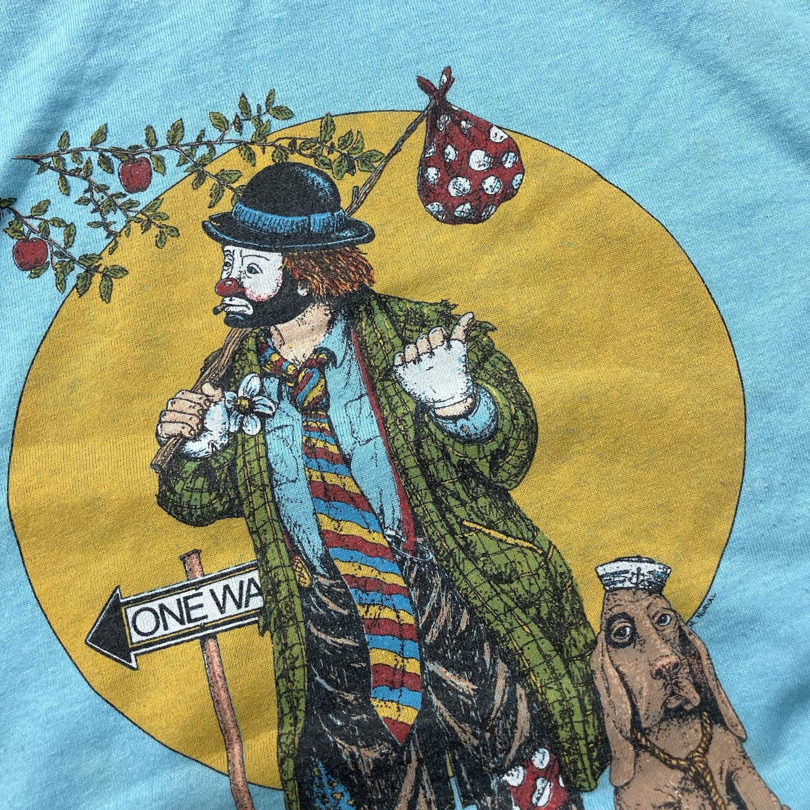 90’s Hobo Clown Vagabond Graphic Tee Shirt gallery