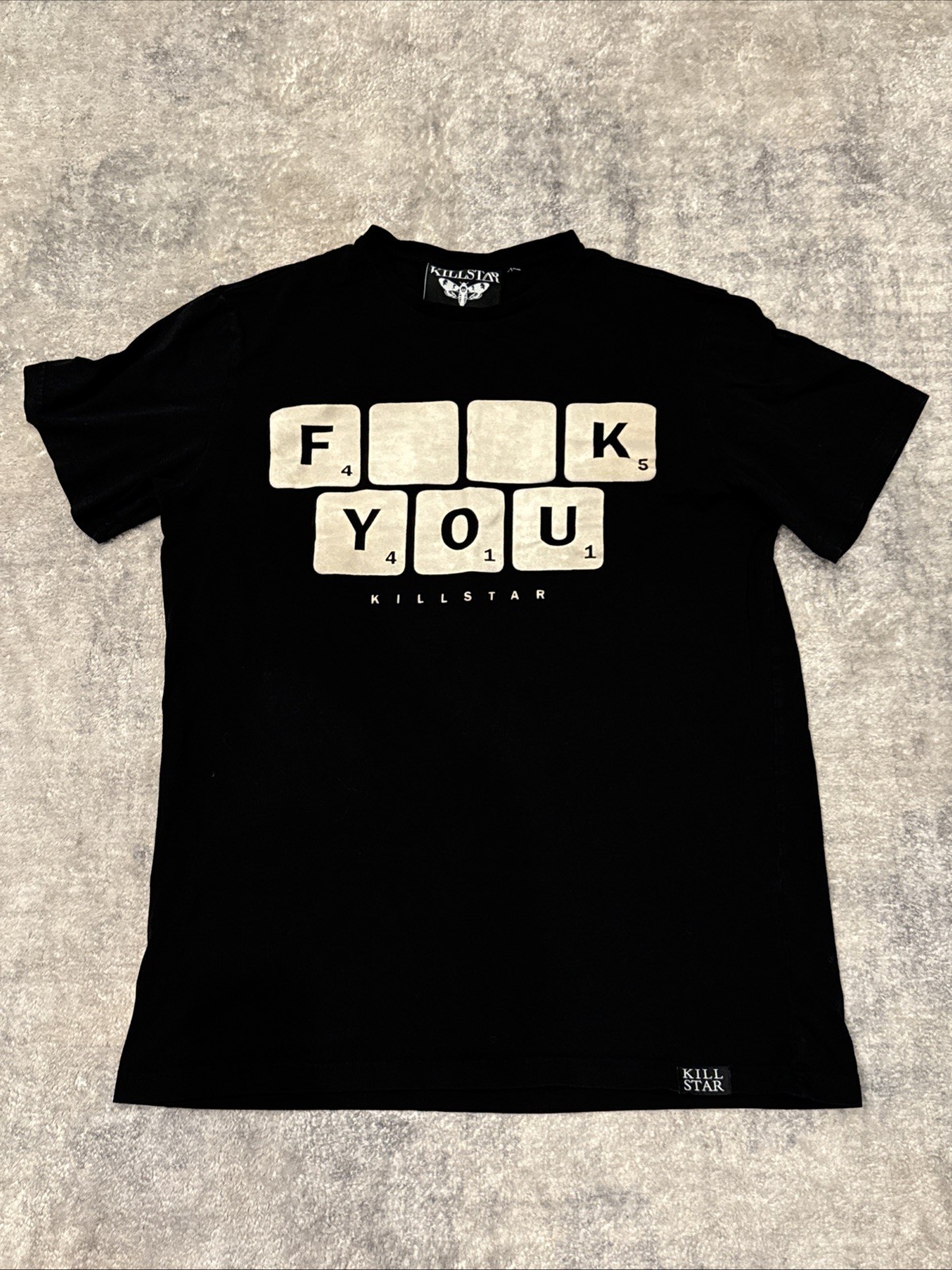 KILLSTAR “F**k You” Gothic T-Shirt – Size XL – Fits Like Med/Large