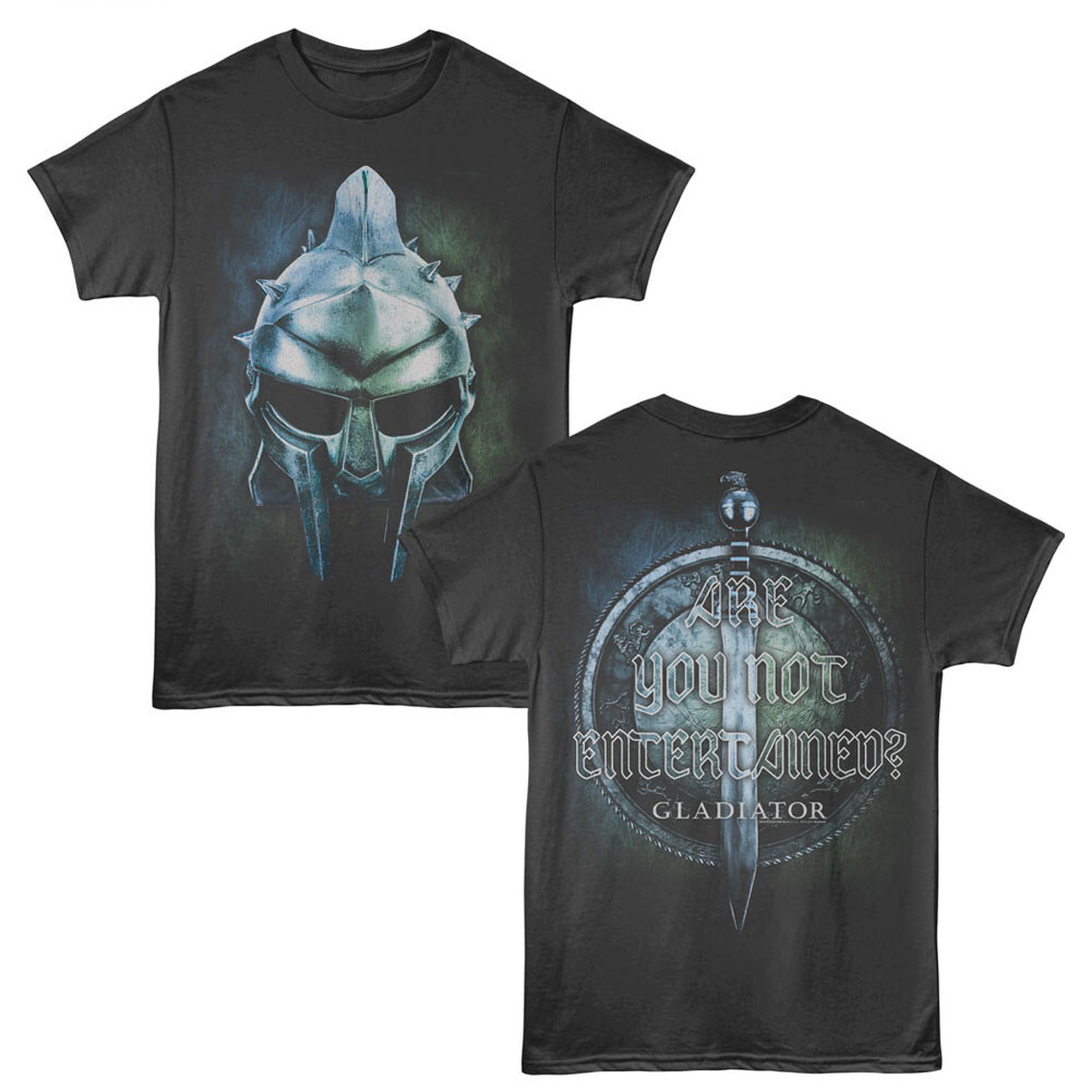 Gladiator Movie MaximusAre You Not Entertained Men’s T Shirt