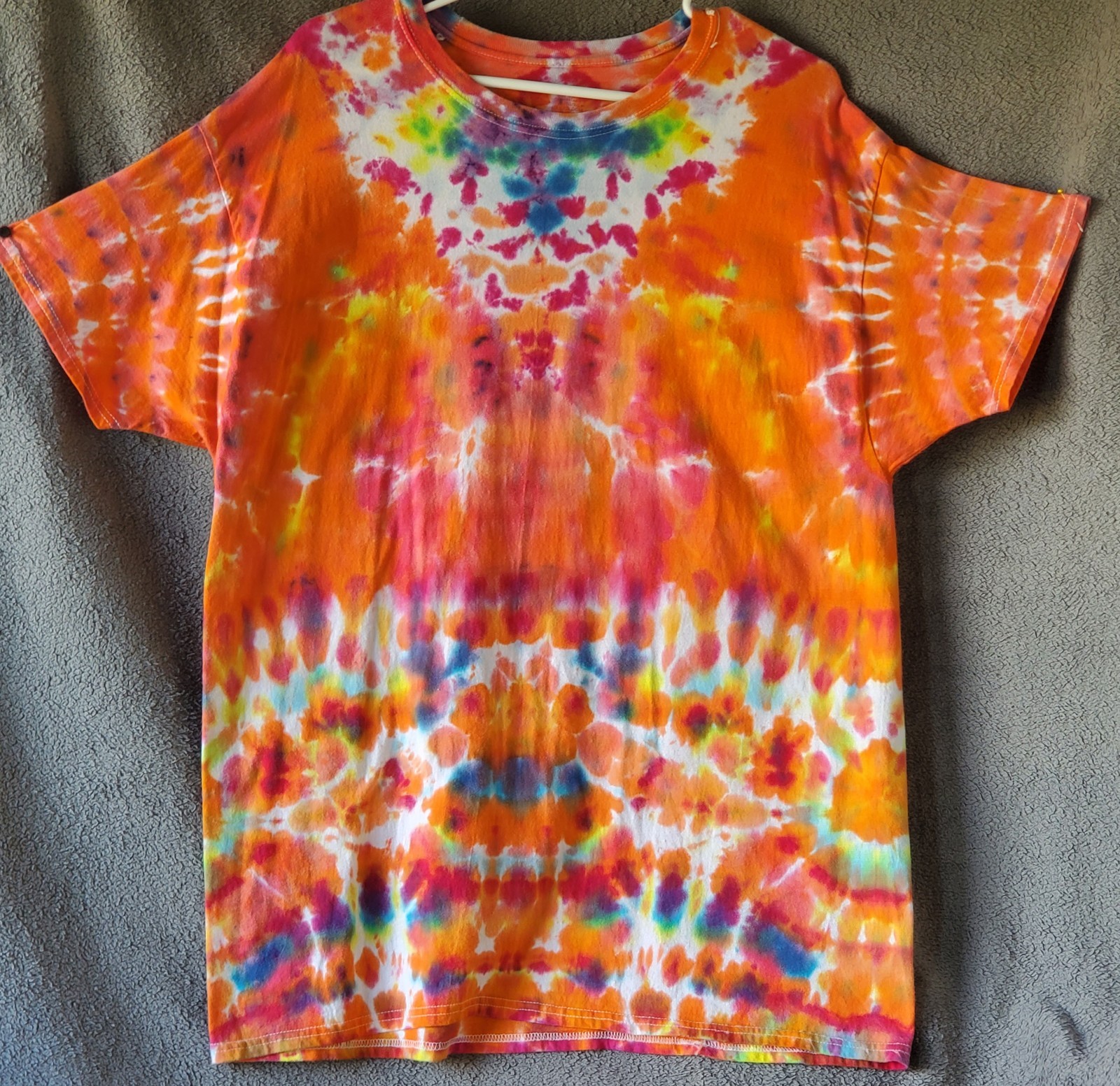 HANES SIZE X-LARGE 100% Cotton Tye Dyed Shirt Pre-washed WON'T FADE VERY SOFT gallery
