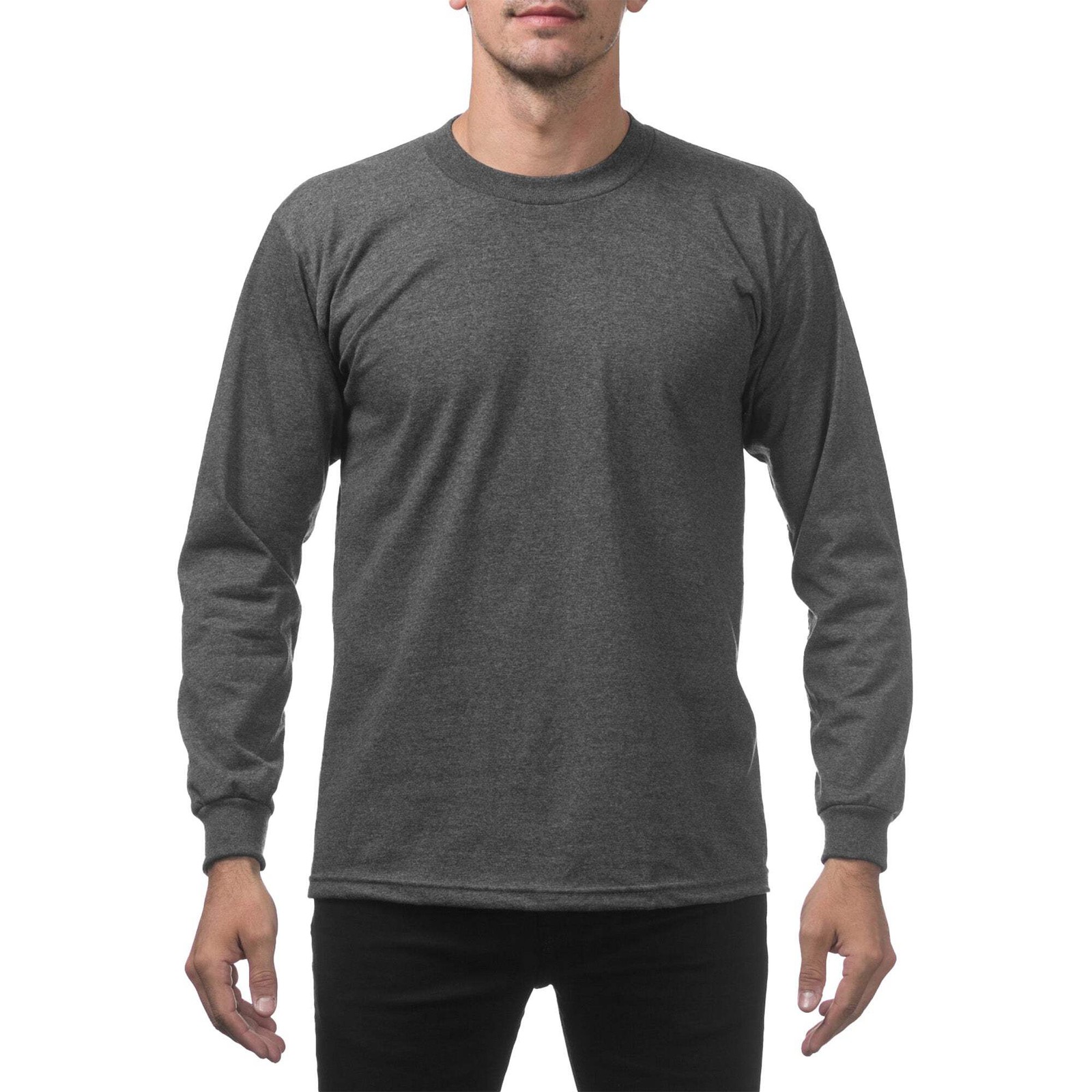 Pro Club Men's Heavyweight Cotton Long Sleeve T-Shirt gallery