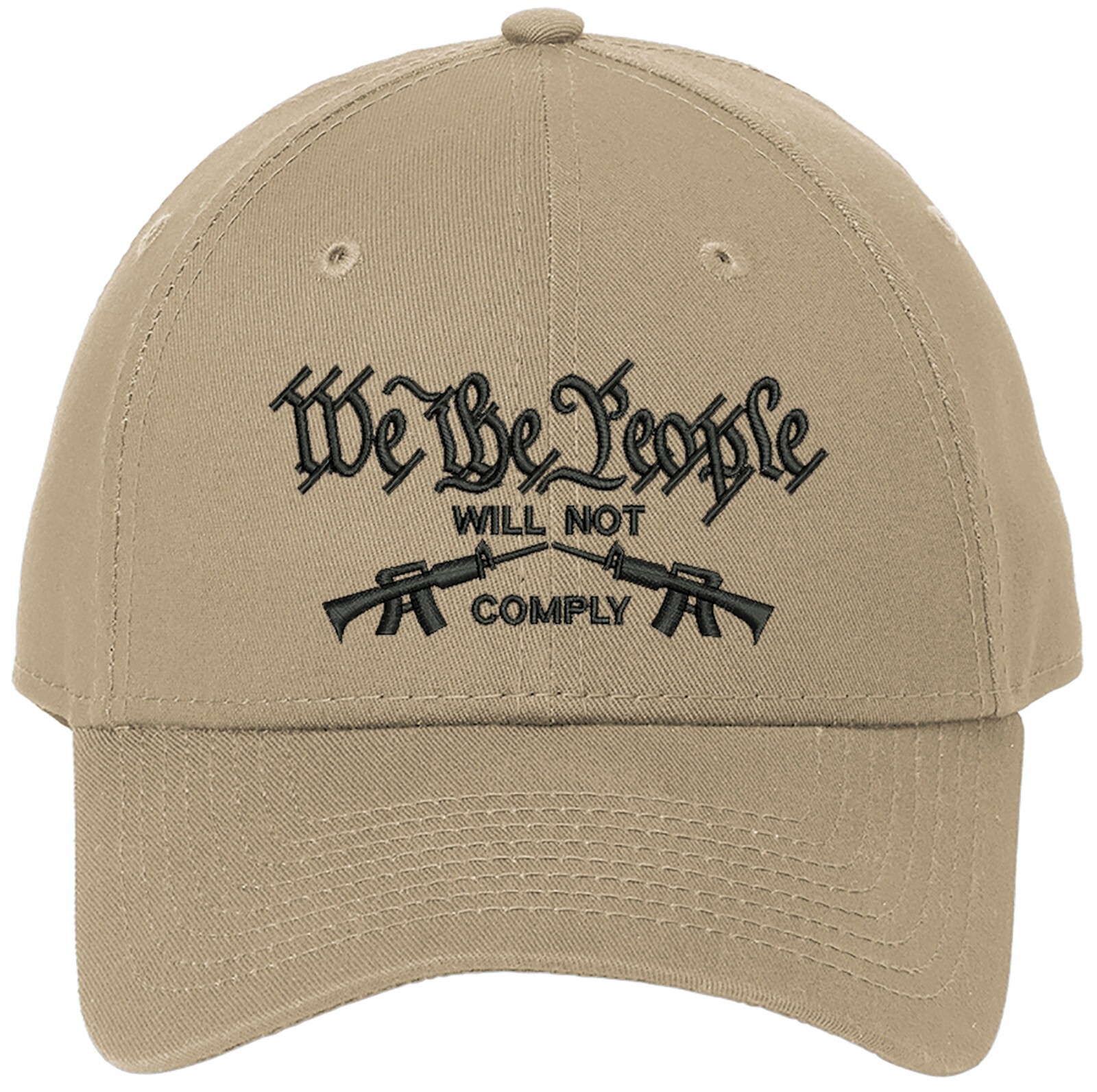 We The People Will Not Comply New Era Embroidered One Size Fits All Baseball Hat gallery