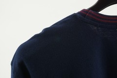 New Sovereign Code Crater Men’s XL Long Sleeve Navy Blue Pique Cotton Crew Shirt
