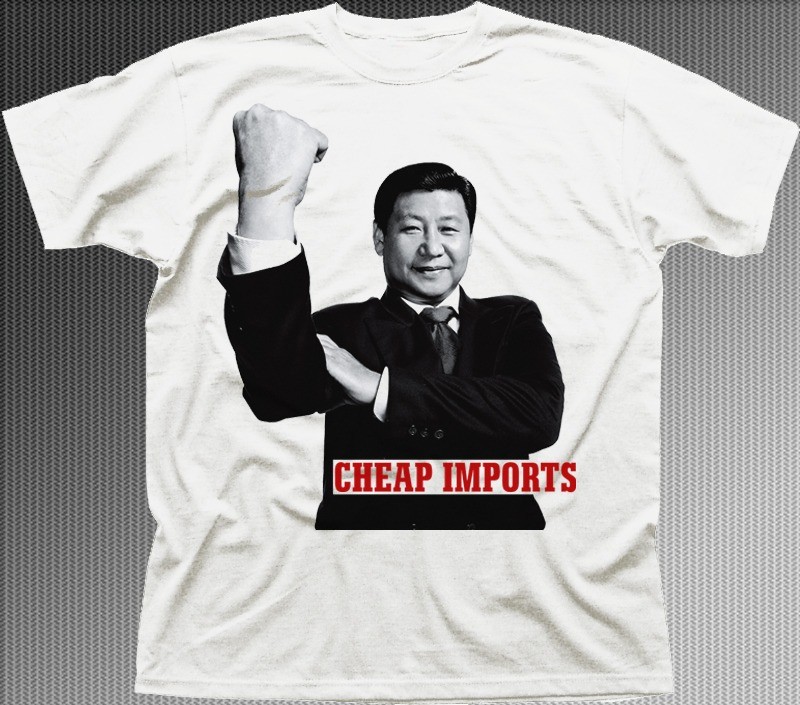 China President Xi Jinping Finger Cheap Imports funny t-shirt UK t-shirt 9490 gallery