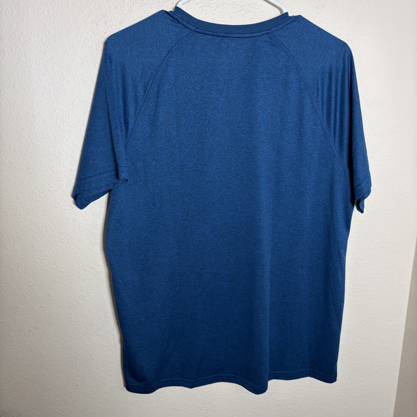 Tek Gear T-Shirt Men's Small Blue Navy Crew Neck Short Sleeve Athletic Casual gallery