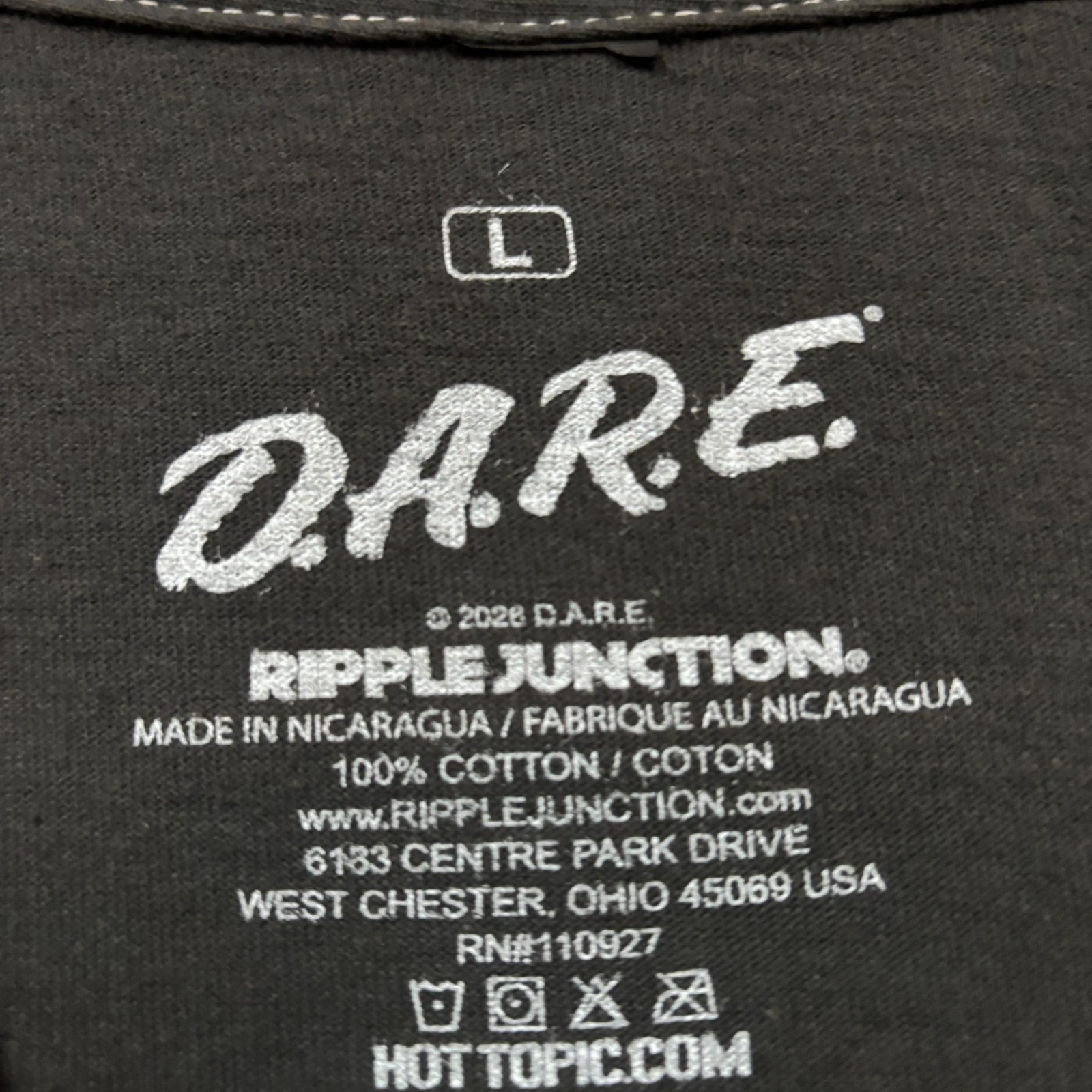 D.A.R.E. “To Keep Kids of Drugs” Graphic T-Shirt Size Large gallery