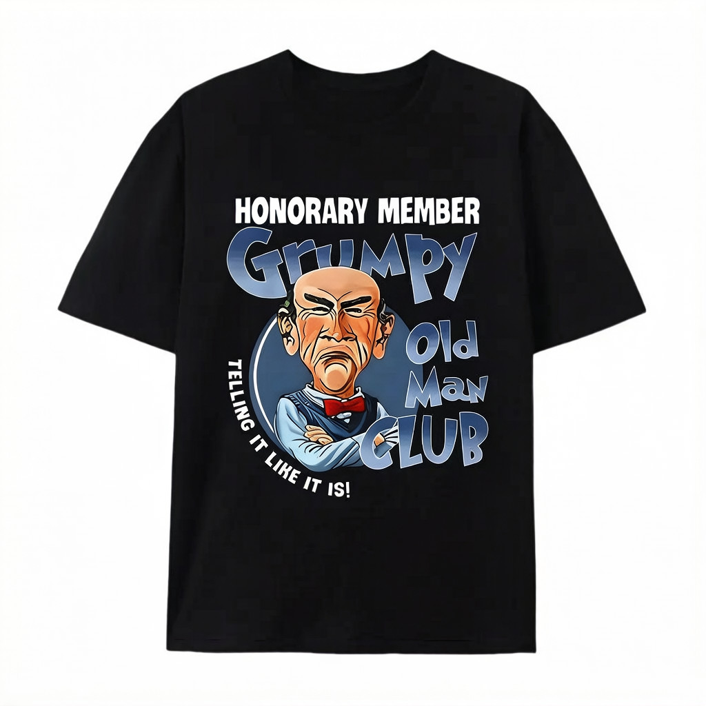 Men's Grumpy Old for Man Club Honorary Member T-Shirt（On Front） gallery