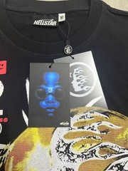 Hell Studios star Classic gold ring pattern Tee Mens Short sleeved T-shirt