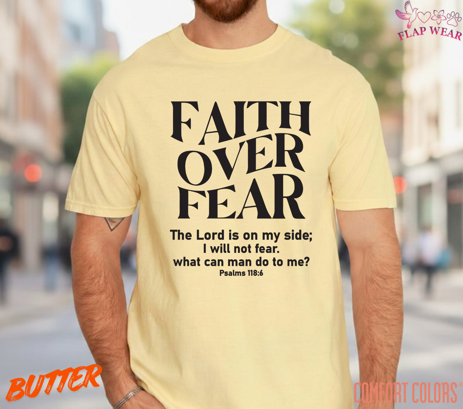 Unisex Faith Over Fear Christian T-Shirt, Men T shirt,Women T shirt Gift Religio gallery