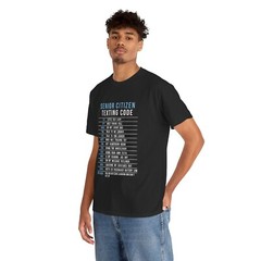Senior Citizen Texting Code Cool Funny Old People Fun Unisex Crewneck Sweatshirt