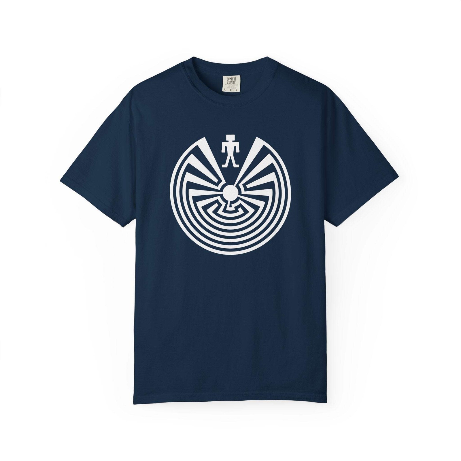 Man In The Maze T-Shirt | I'itoi Native American Symbol Comfort Colors Tee gallery