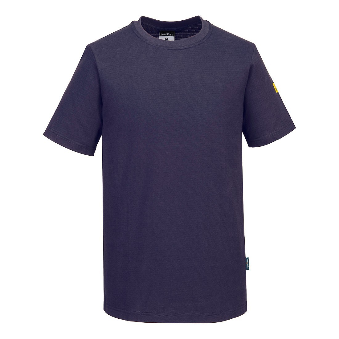 Portwest AS20 - Anti-Static ESD T-Shirt S/S BLACK SIZES XS-5X gallery