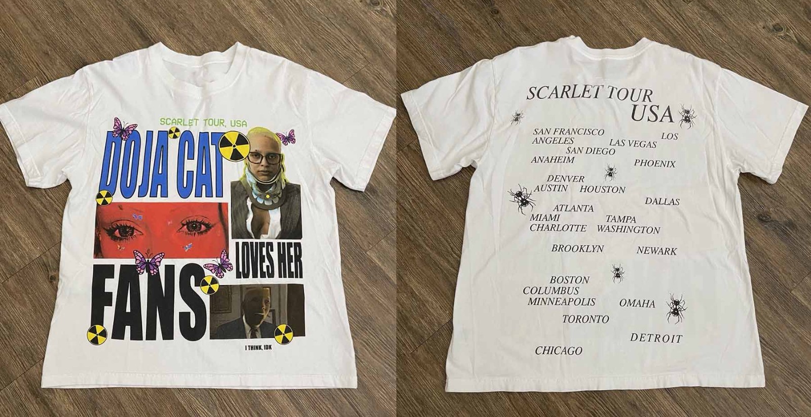 2 Sides Doja Cat The Scarlet USA Tour Shirt White Unisex All Size S-5XL IM0908 gallery