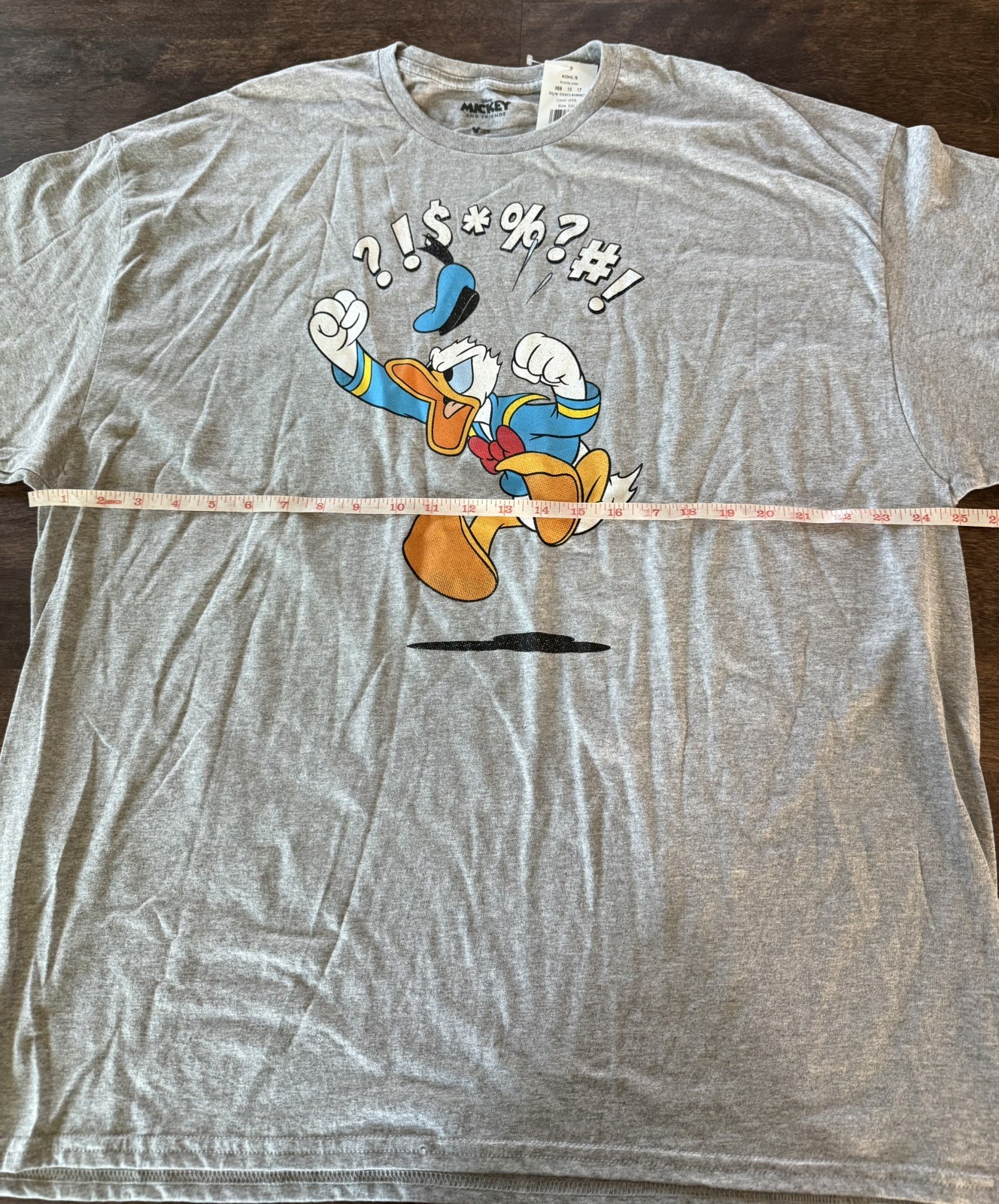 Disney Donald Duck Men’s 2XL T Shirt NWT gallery