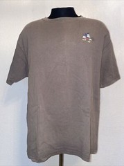 VINTAGE Disney Store Mickey Mouse Cartoon T-Shirt XL Gray Classic Movie TV