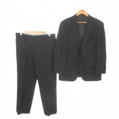 Burberrys Wool Stripe Suit Jacket Pants Navy 170BE5 WF44182429 /AH4