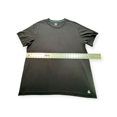 Tek Gear Black Crew Neck Short Sleeves Cotton Blend Men All Seasons T-Shirt XXL