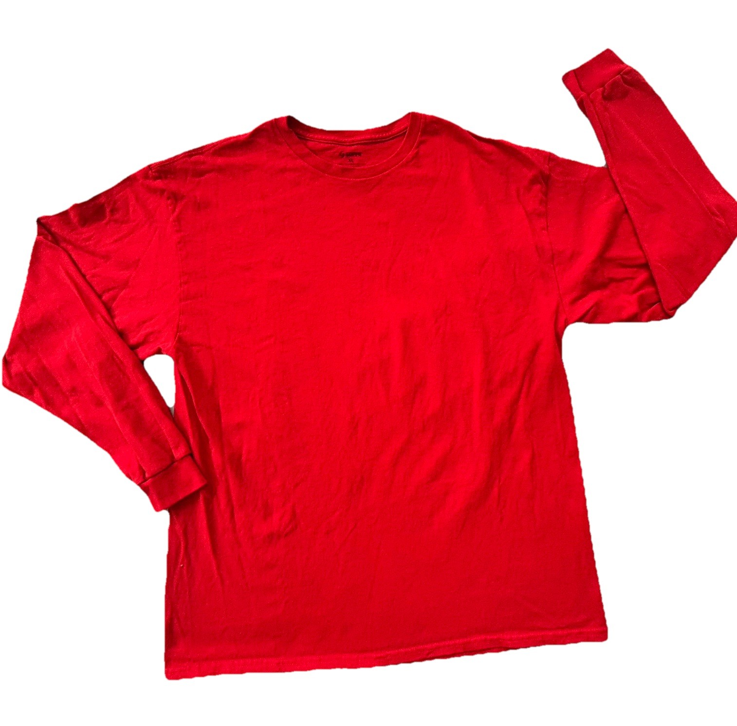 Soffe Long Sleeve Red T-shirt Men’s XL- Crew Neck And Cuffs gallery