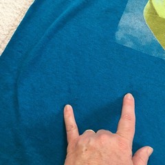 Crocs Turquoise Sandals Feels Like Nothing At All T Shirt Large