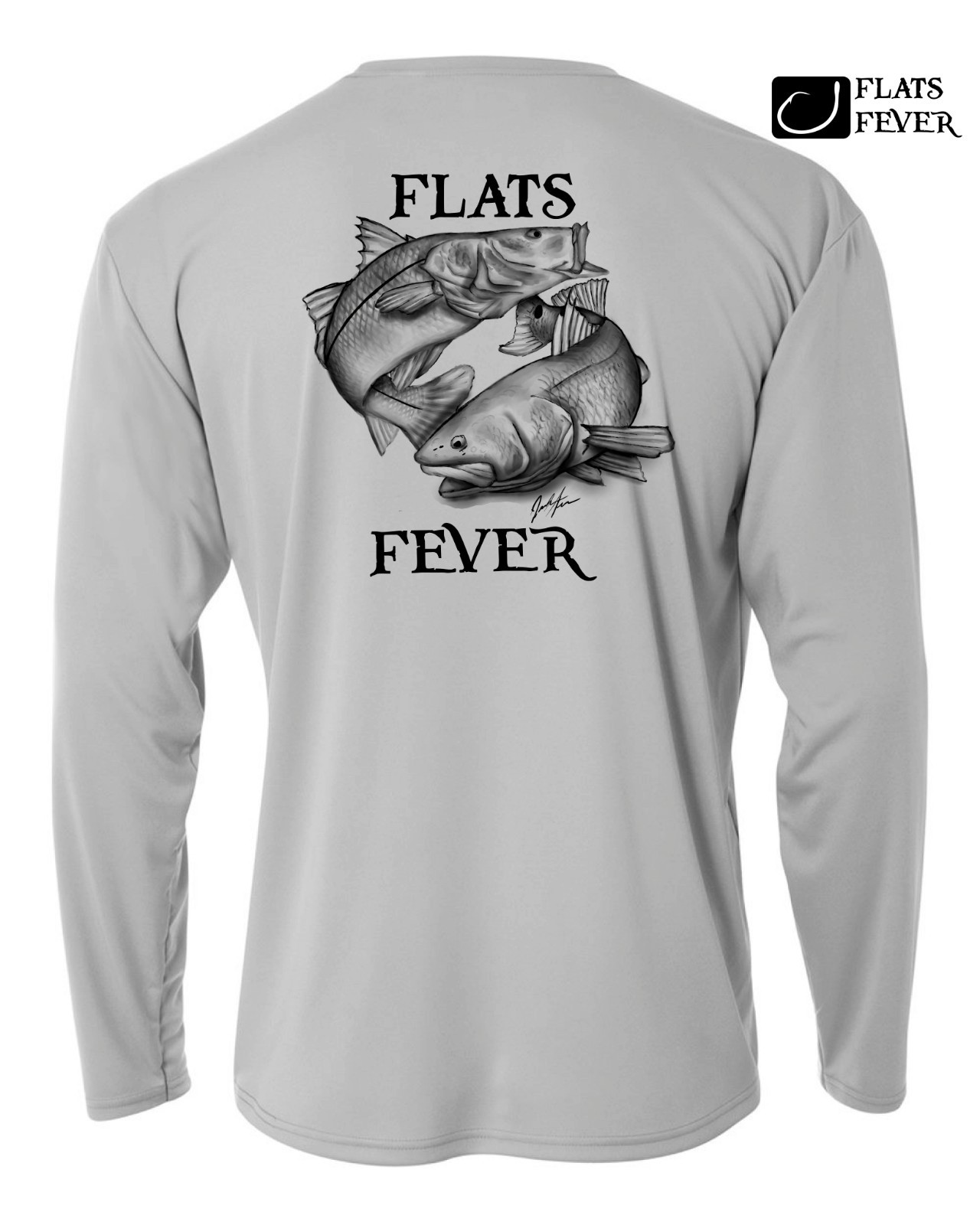 Long sleeve Microfiber Fishing Shirt UPF Redfish Snook Flats Sun Shirt gallery