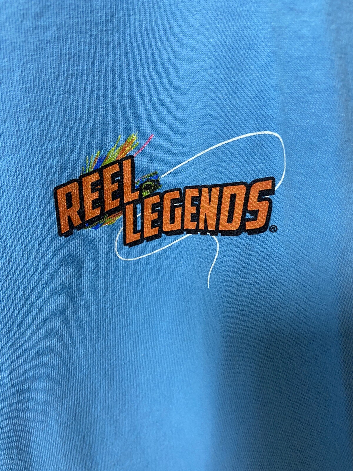 Reel Legends T-Shirt Mens Adult Extra Large Blue Fish Fisherman gallery