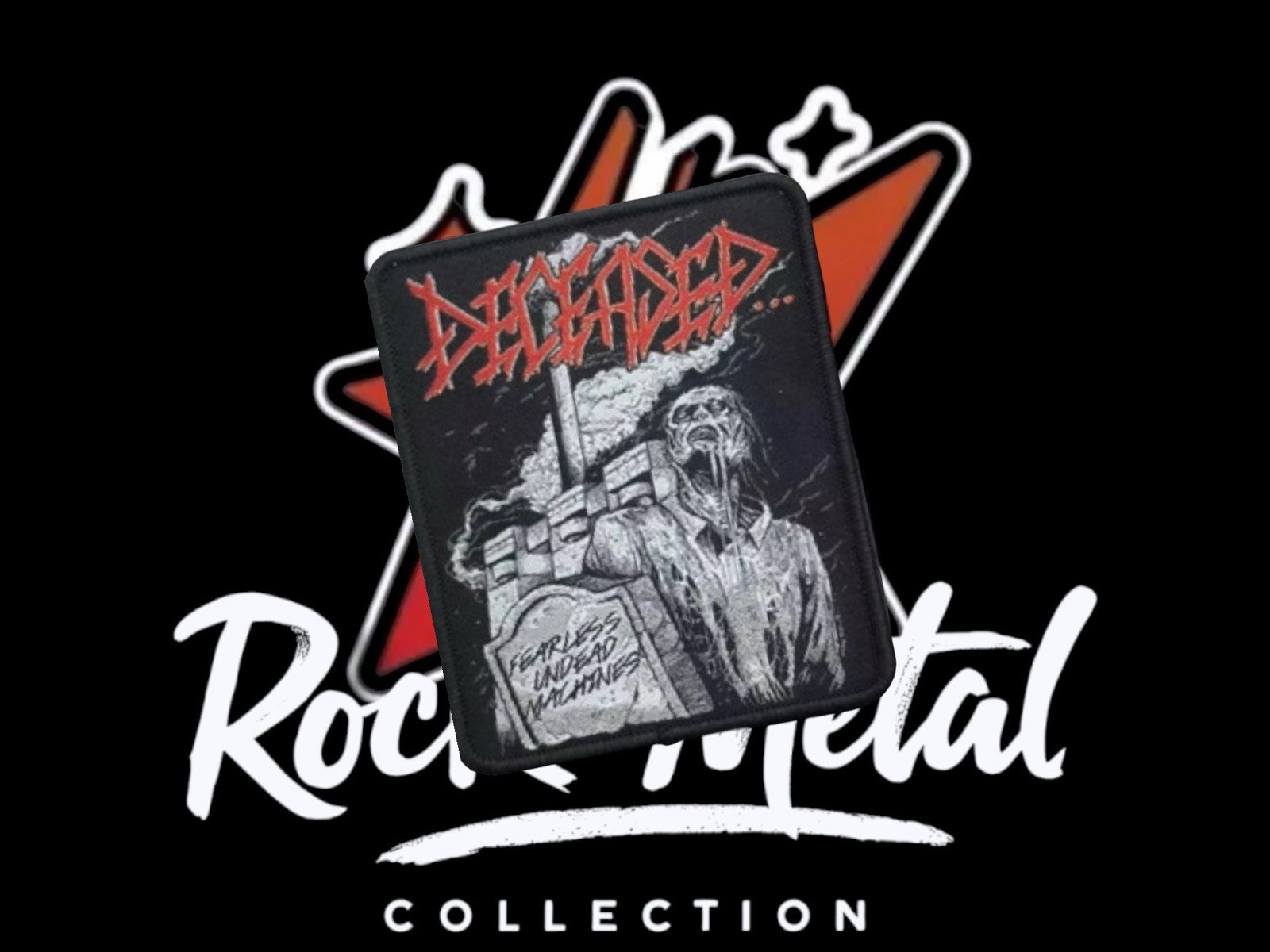 Deceased Official Exclusive Woven Patch Rigor Mortis Necrophagia Master Autopsy gallery
