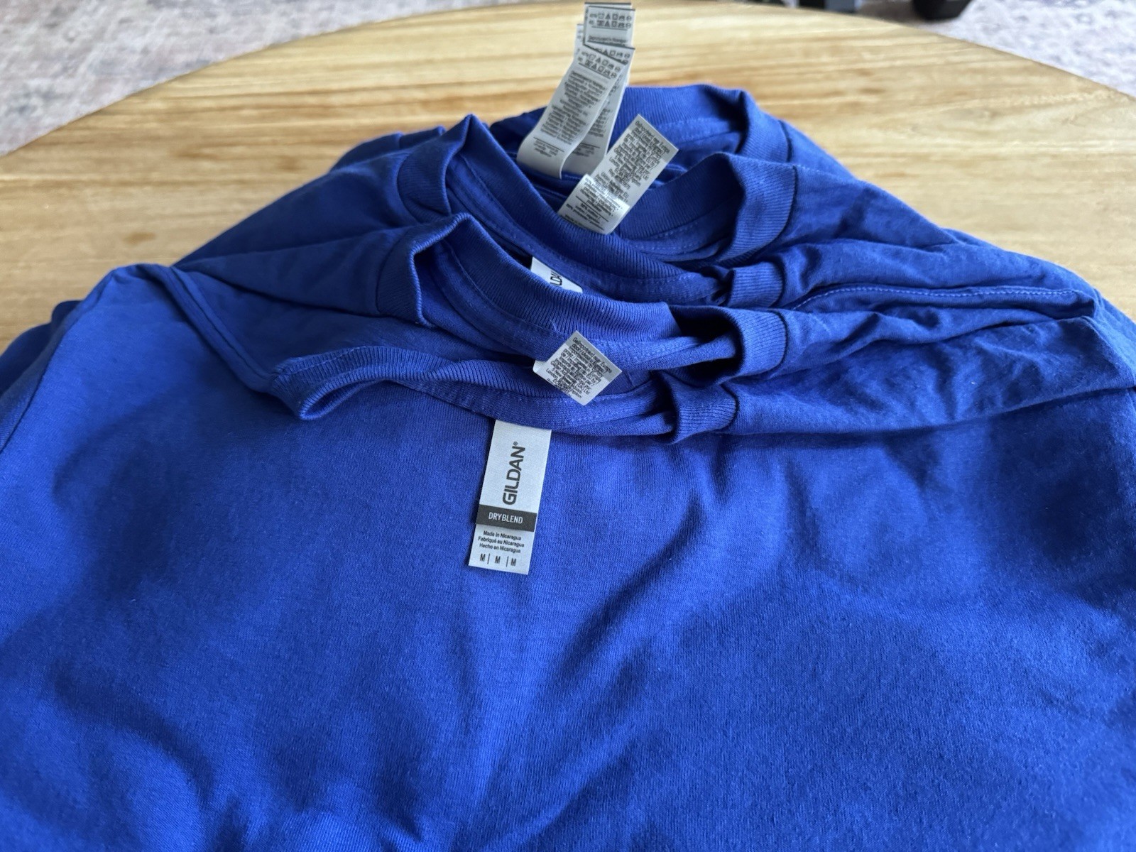 Gildan (24) Unisex Medium G800 Dryblend T-Shirt’s Royal Blue Short Sleeve NEW gallery