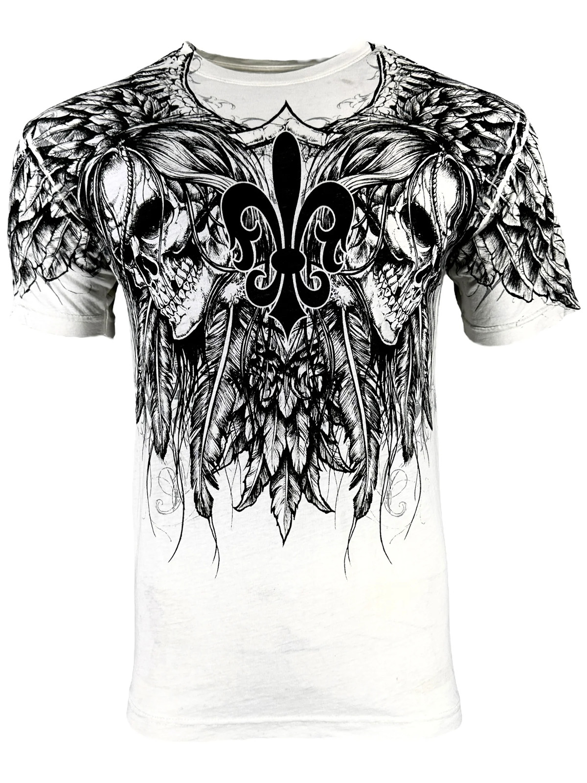 Xtreme Couture By Affliction Men’s T-shirt Gather Biker Wings S-6XL