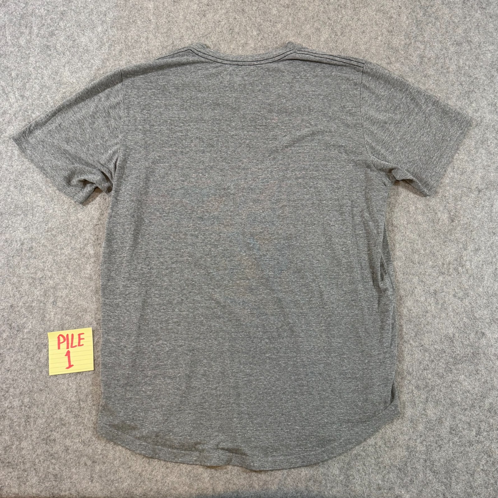 Goodlife Heathered Gray Tri-Blend Short Sleeve V-Neck T-Shirt Men's Size XXL gallery