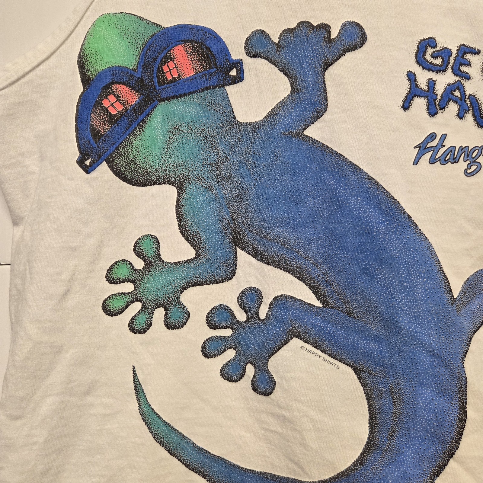 Vintage HAWAII GECKO HANG LOOSE SOFT FADED TANK TOP 90s Size M Anvil Tag gallery