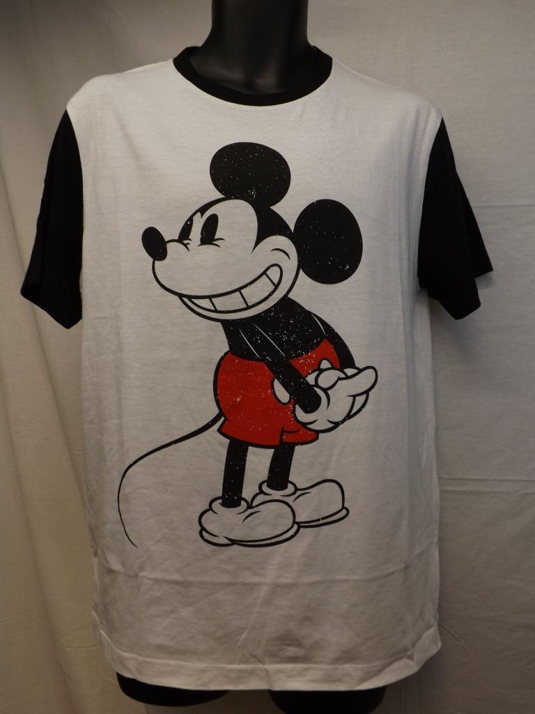 New Mickey Mouse Disney Adult Unisex Mens Sizes S-M Licensed White Shirt gallery