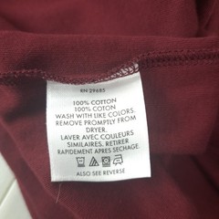 Vintage Pendleton Mock Neck Pullover Mens Sz L Maroon Long Sleeve 100% Cotton