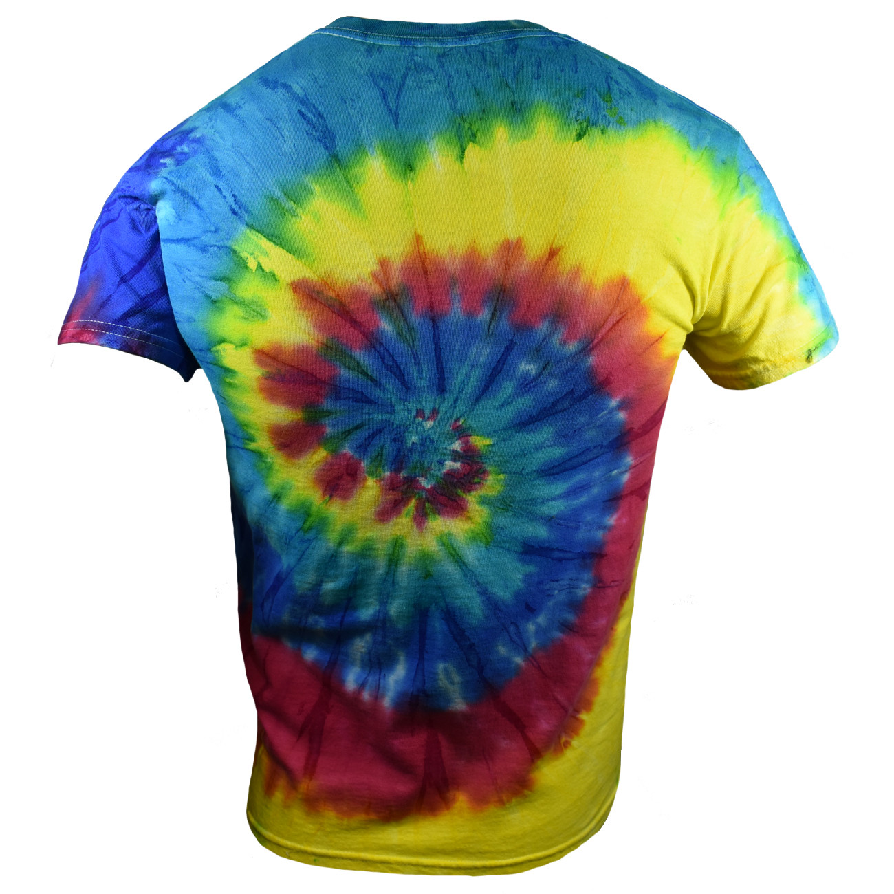 CHILLIN Emoji Men's T-shirt - Tee Luv - Funny -Tie Dye -Hippie--Size: SMALL gallery