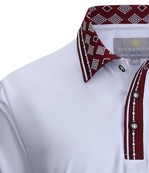 Men's Luxurious Fine Cotton Polo Shirt,Italian Style,Stretch M to 3XL….C8.A gallery
