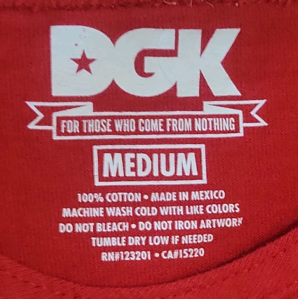 DGK Dirty Ghetto Kids & V/S Men's Tank Top Shirt Size M Medium Sleeveless Tshirt gallery