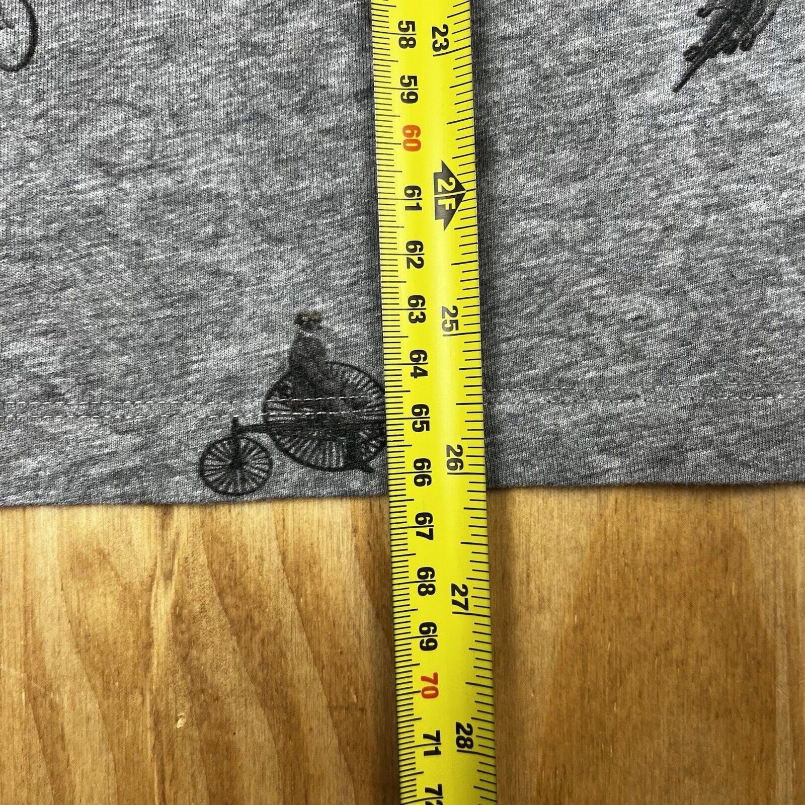 Ted Baker T-Shirt Men's 3 Grey Bicycle Short Sleeve Crew Neck Trendy Pullover gallery