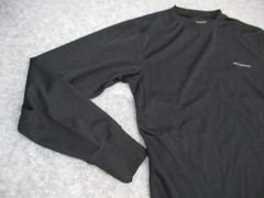 Weatherproof Mens Medium Base Layer Black Long Sleeve Top Layering Outdoors
