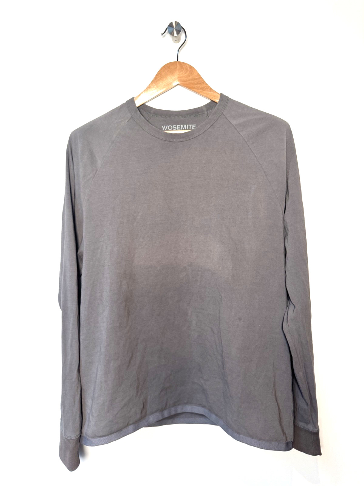 James Perse Long Sleeve Gray Yosemite Heavier Weight Quality Shirt Sz 3 (L)