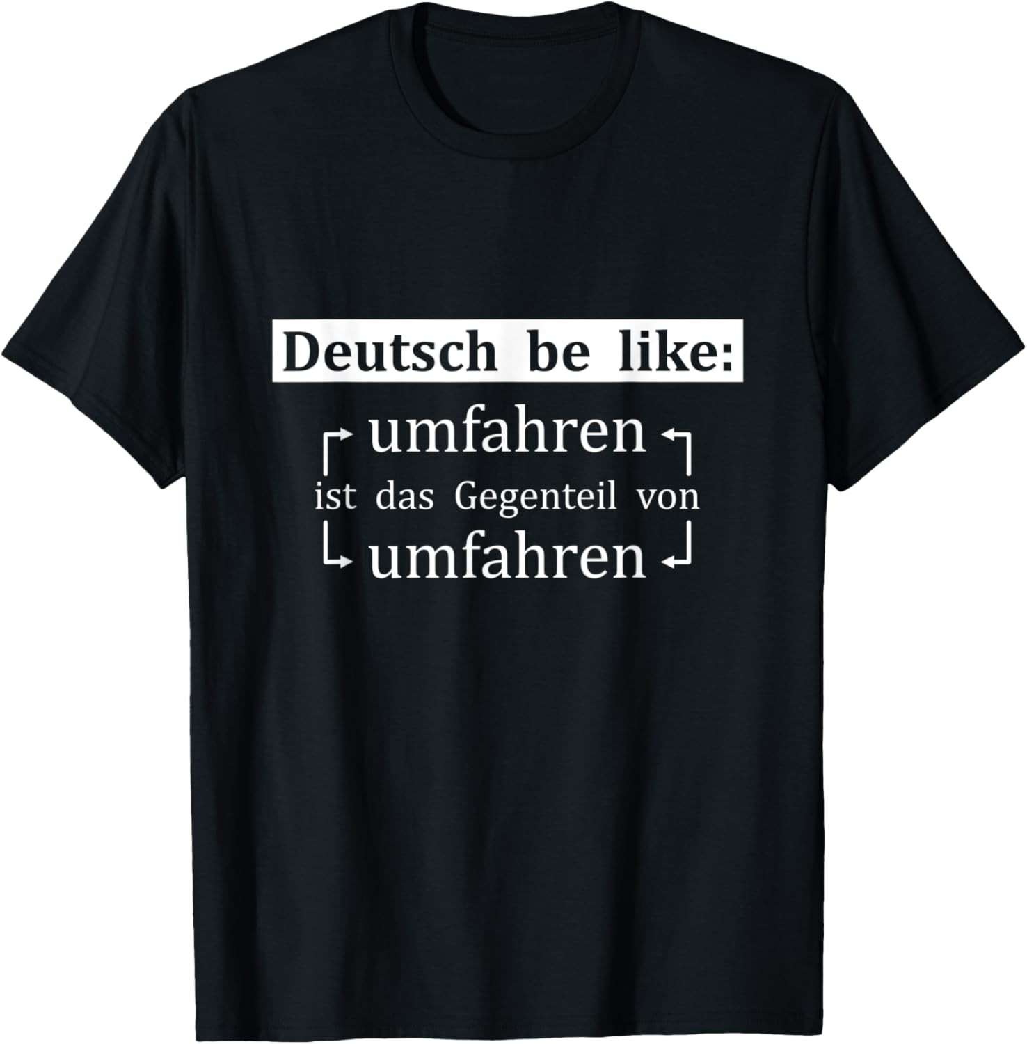 Funny and funny German Lk saying language T-Shirt gallery