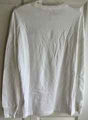 Converse White Long Sleeve Tee Shirt Logo New With Tags Mens Size Small