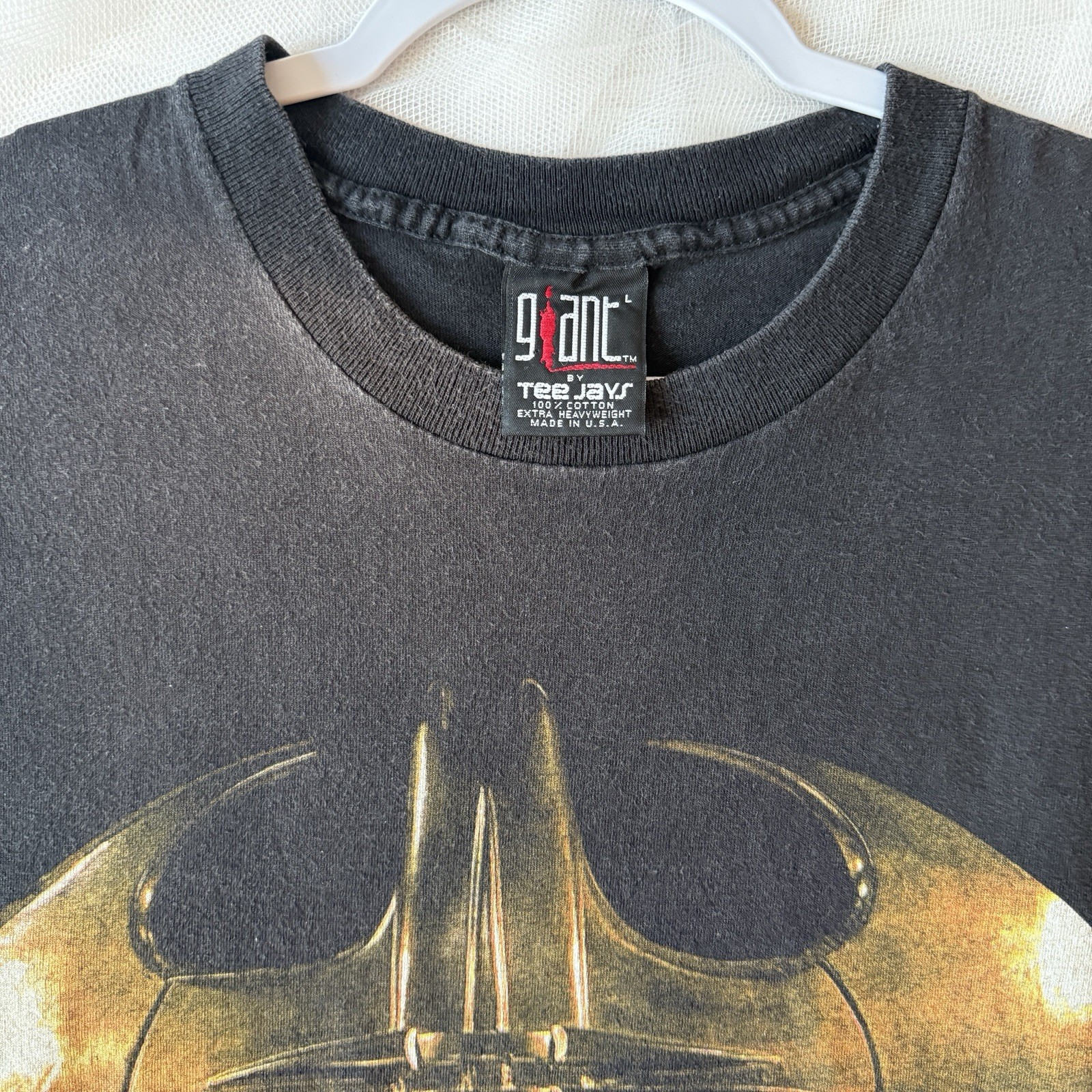 Vintage 1995 Batman Forever T-Shirt Movie Promo DC Comics Size Large Giant Tag gallery