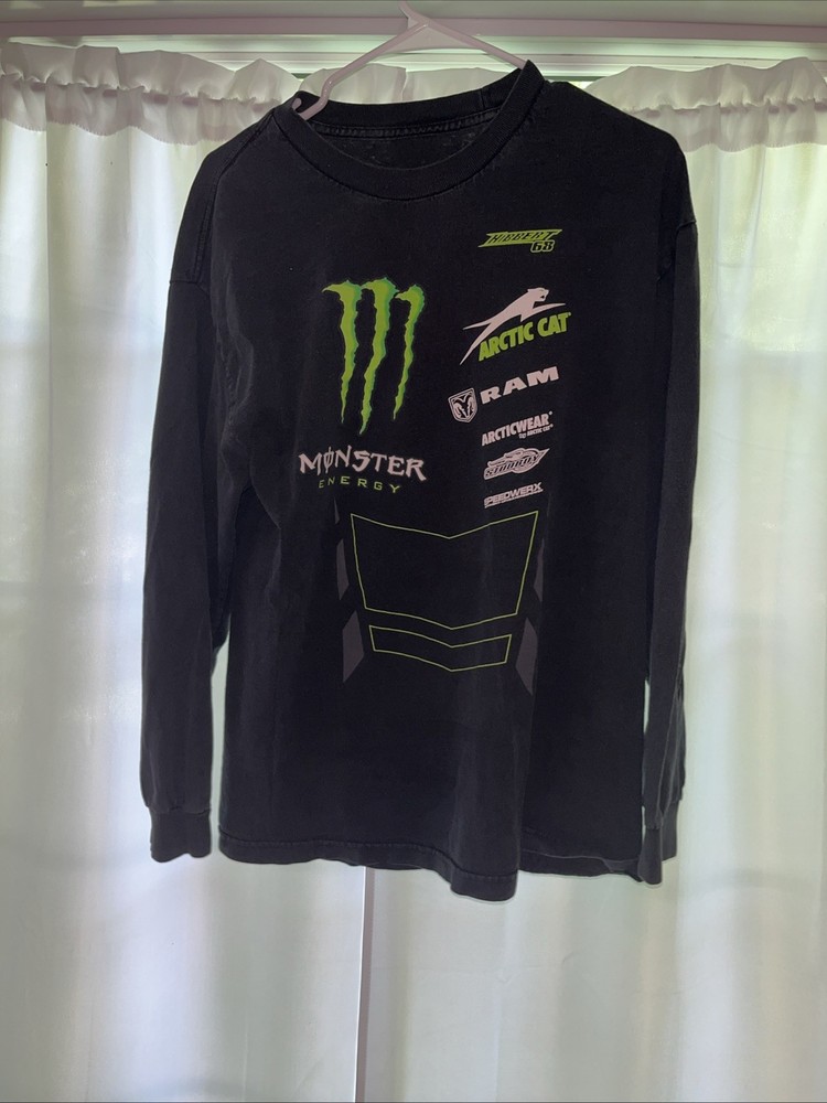 Vintage Tucker Hibbert Monster/ Arctic Cat Mens Long Sleeve Large