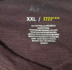 APT 9 Premier Flex Men’s Long Sleeve Burgundy 1/4 button Shirt Sz XXL Cotton/Pol