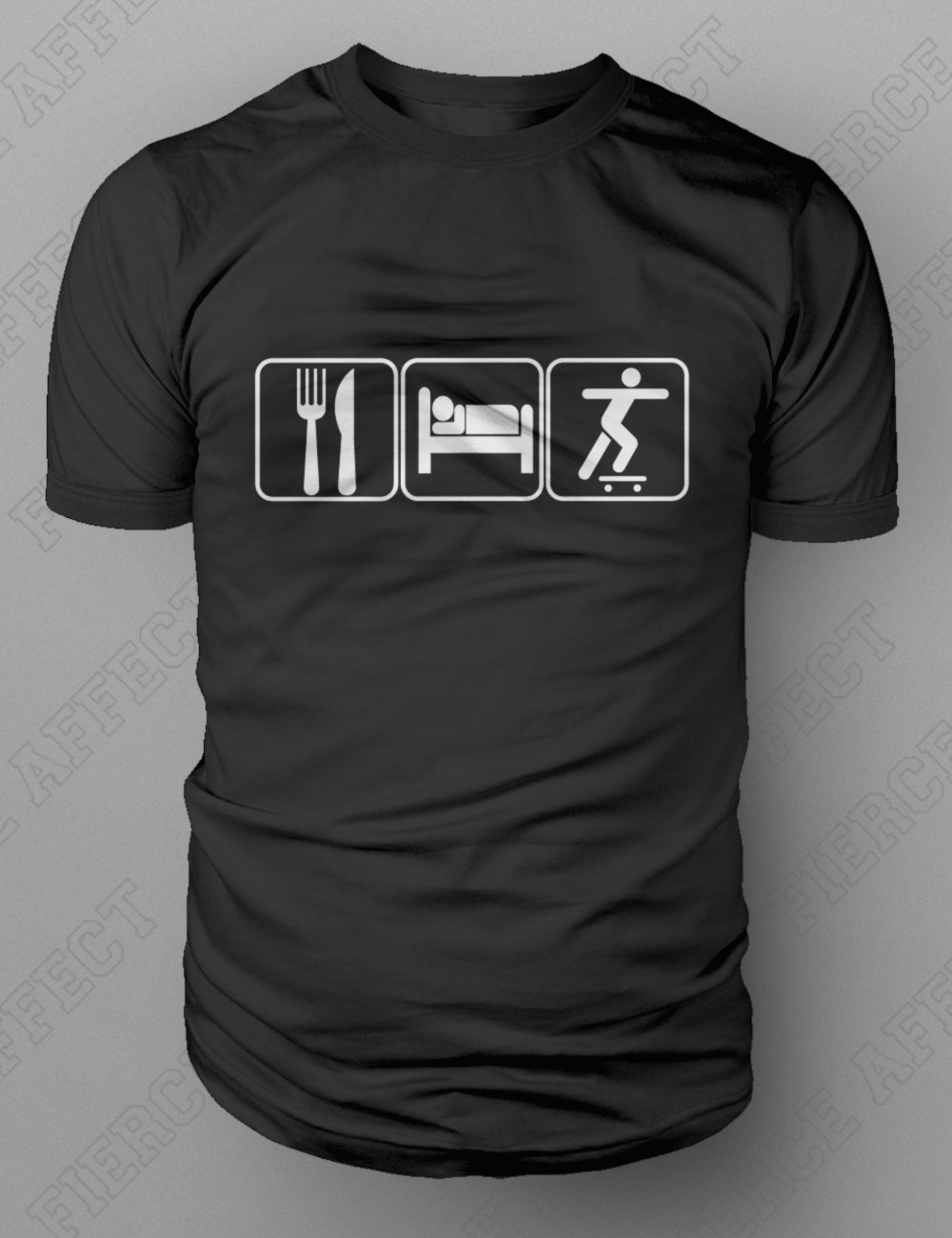 Eat Sleep Skateboard Tshirt Longboard Deck Boarding Clothing Skate T-shirt M-XXL gallery