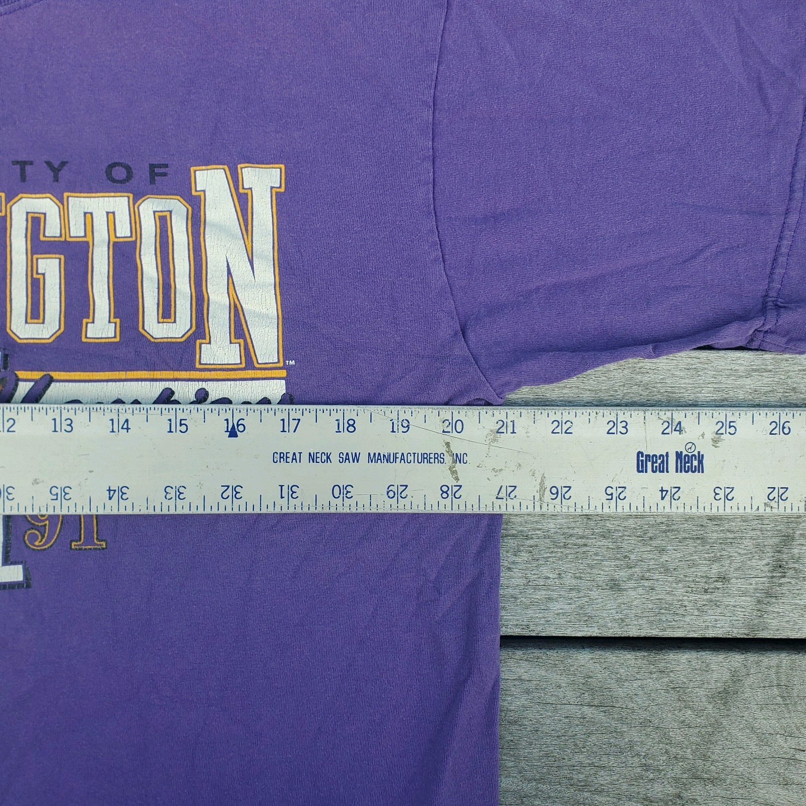 Vintage 90s 1991 Washington Huskies Rose Bowl Shirt Large UW Gear for Sports Tag gallery