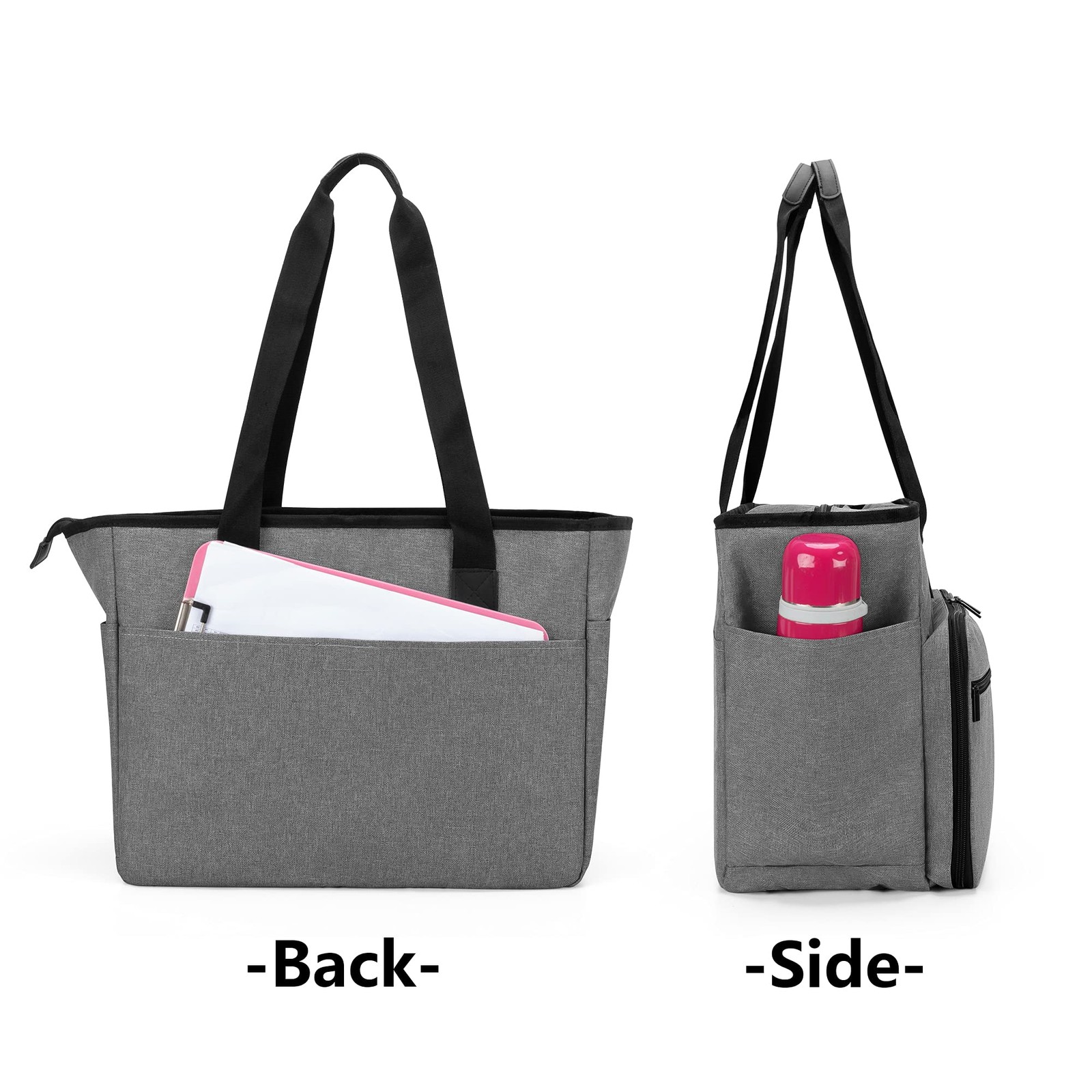 Teacher Bag Tote, Large Utility Tote for Women with Multiple Pockets Fits 15.... gallery